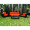 HƏSİR (RATTAN)DİVAN DƏSTİ 3 NƏFƏRLİK