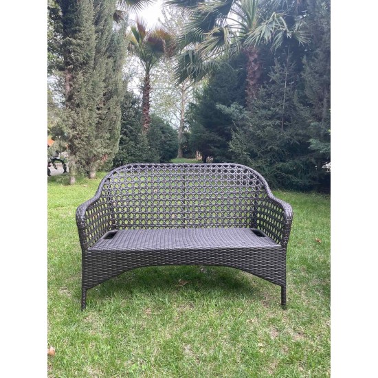 Həsir-Rattan Divan 2 nəfərlik Şarlotta