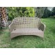 Həsir-Rattan Divan 2 nəfərlik Şarlotta