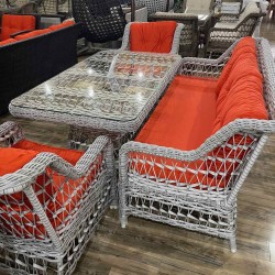 Həsir (Rattan)divan dəsti Türk