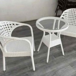  KOFE MASASI DƏSTİ HƏSİR (RATTAN) 60-liq
