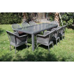  HƏSİR MASA DƏSTİ Şarlotta 8 NƏFƏRLİK