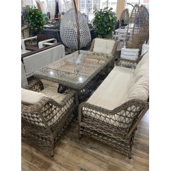 Həsir Rattan Turk divan dəsti enli qol