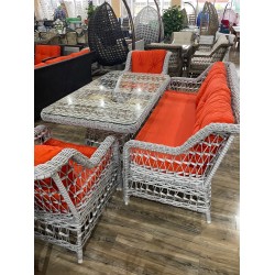 Həsir Rattan Turk divan dəsti enli qol