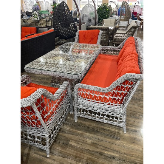 Həsir Rattan Turk divan dəsti enli qol