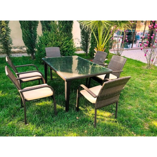 Nazik qol həsir masa dəsti