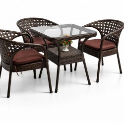 Kofe Massa dəsti  70*70 +4 kreslo