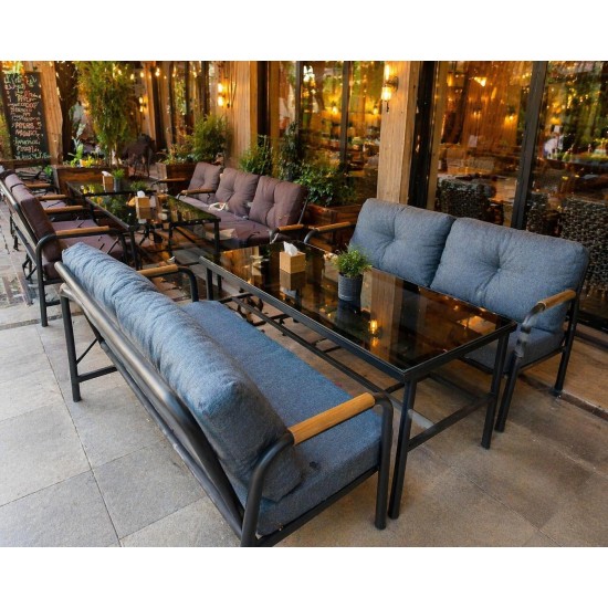 Dəmir divan dəsti (boru ilə)