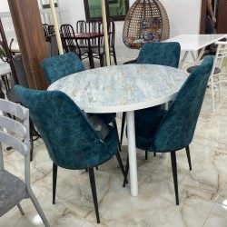 Laminat lila yumru/yeni dod dəmir ayaq 4 nəfərlik