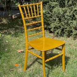 Plastik stul  Silver chair  qızılı (605-A)
