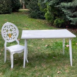 Plastik stul Diva ağ