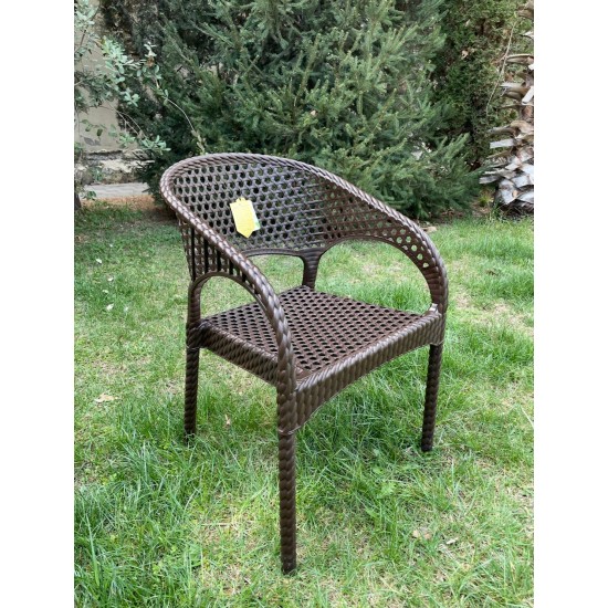 Plastik stul Regnum qəhvəyi