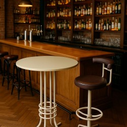 Masa Bar Ø 90 Polyestr