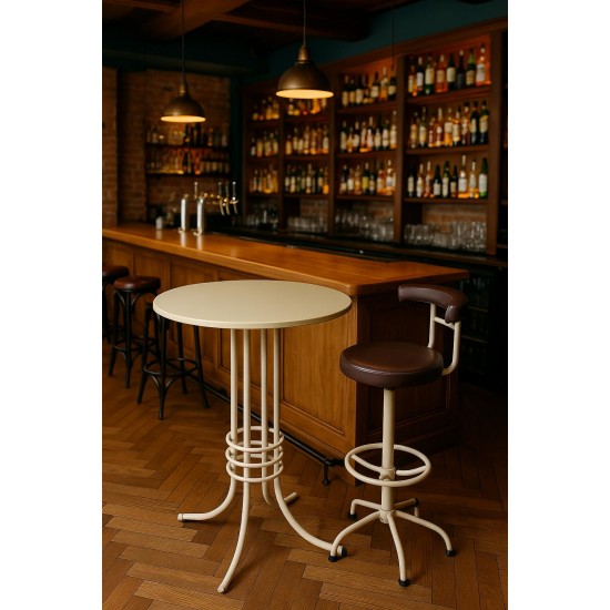 Masa Bar Ø 90 Polyestr