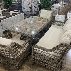 Həsir Rattan Turk divan dəsti enli qol