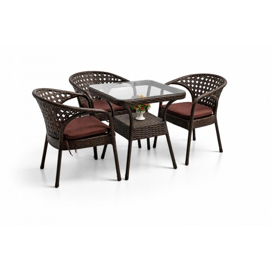 Kofe Massa dəsti  70*70 +4 kreslo