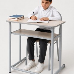parta laminat 1 nəfərlik