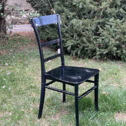 plastik stul qara RİVA 611-A